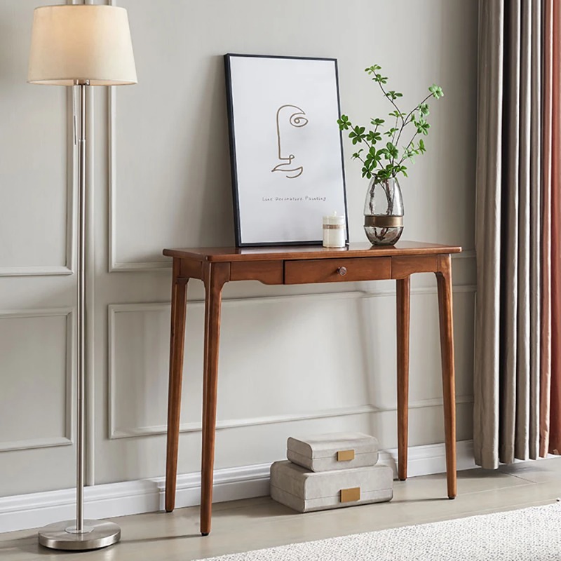 Desk Setup Minimalist - Nowoczesny minimalistyczny stolik konsolowy, elegancki stolik