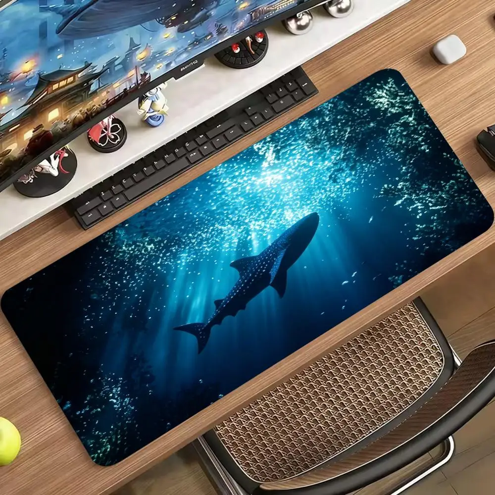 Desk Setup Pc And Laptop - Duża podkładka pod mysz z motywem