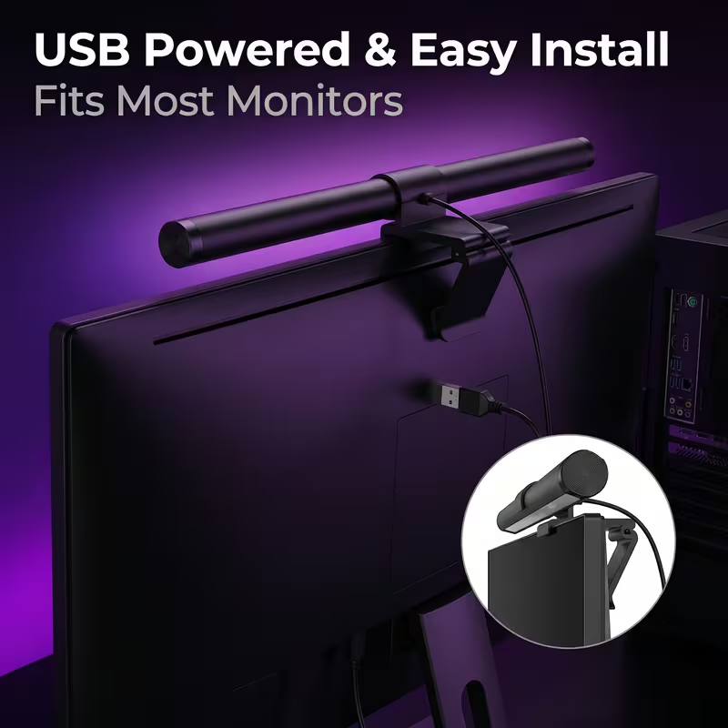 Listwa świetlna LED do monitor – Desk Setup Lamp recenzja i cena