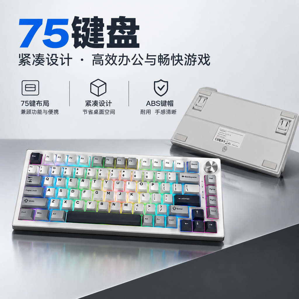 Klawiatura mechaniczna Tri Mod – Desk Setup Pc And Laptop recenzja i cena