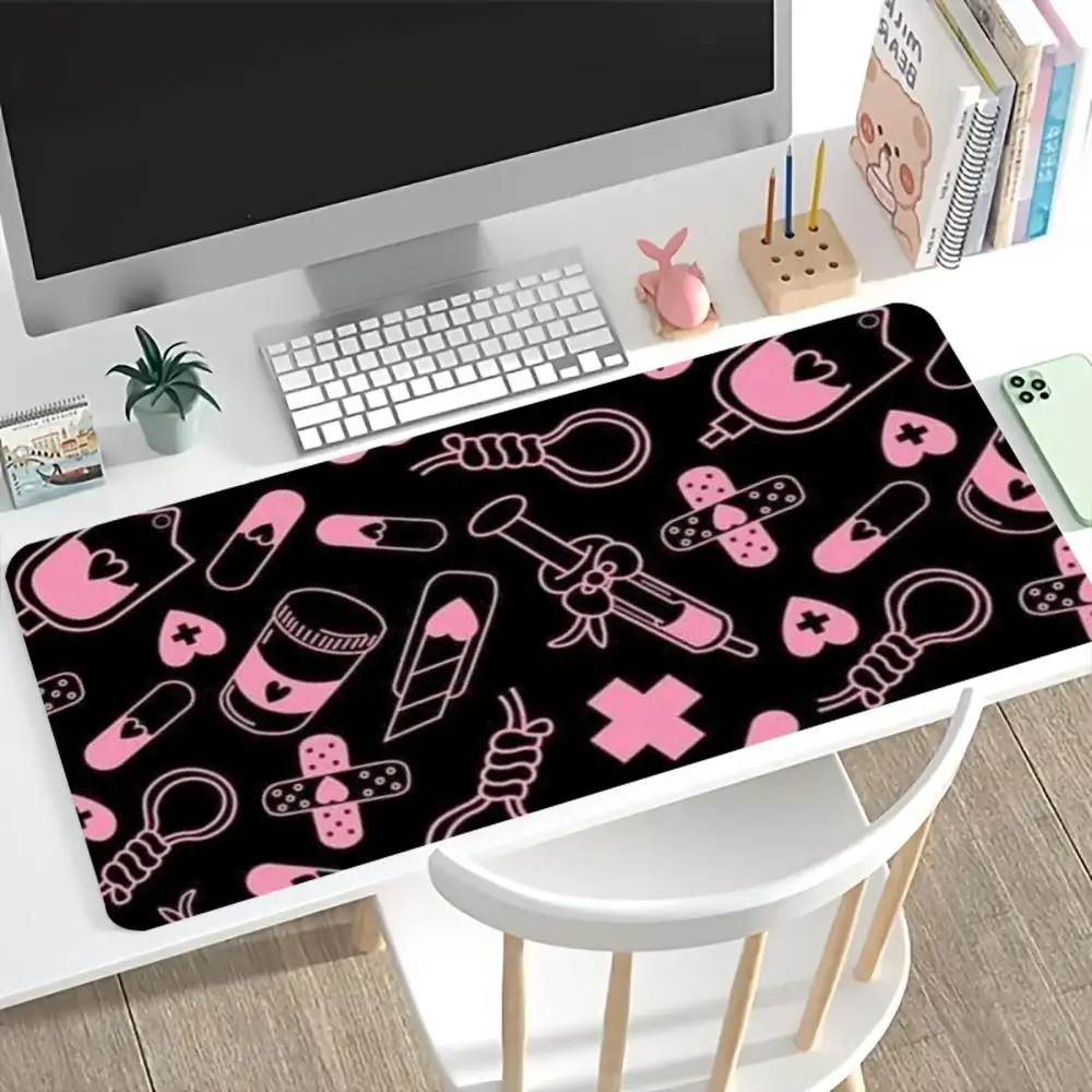 Urocza różowa podkładka pod my – Desk Setup Pc And Laptop recenzja i cena