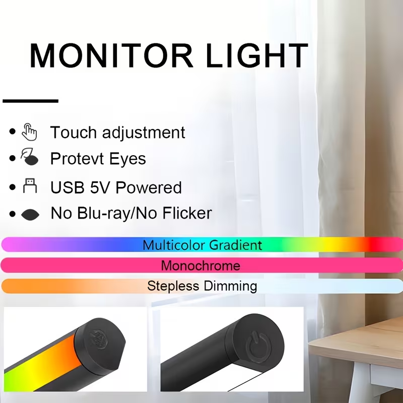 Lampa LED na monitor komputero – Desk Setup Lamp recenzja i cena
