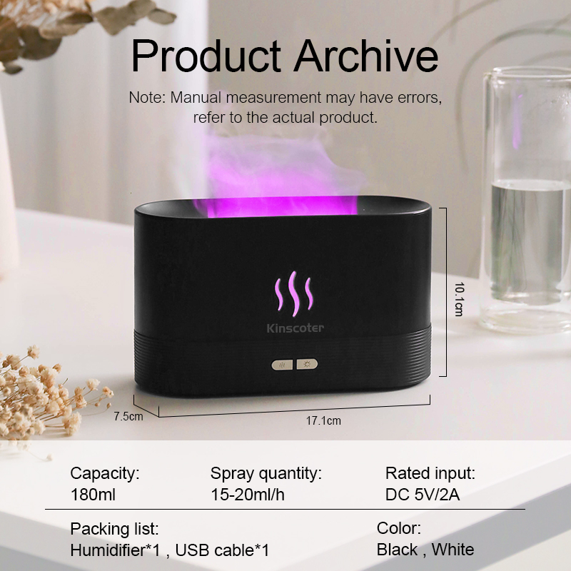Nawilżacz powietrza USB z efek – Desk Setup Lamp recenzja i cena