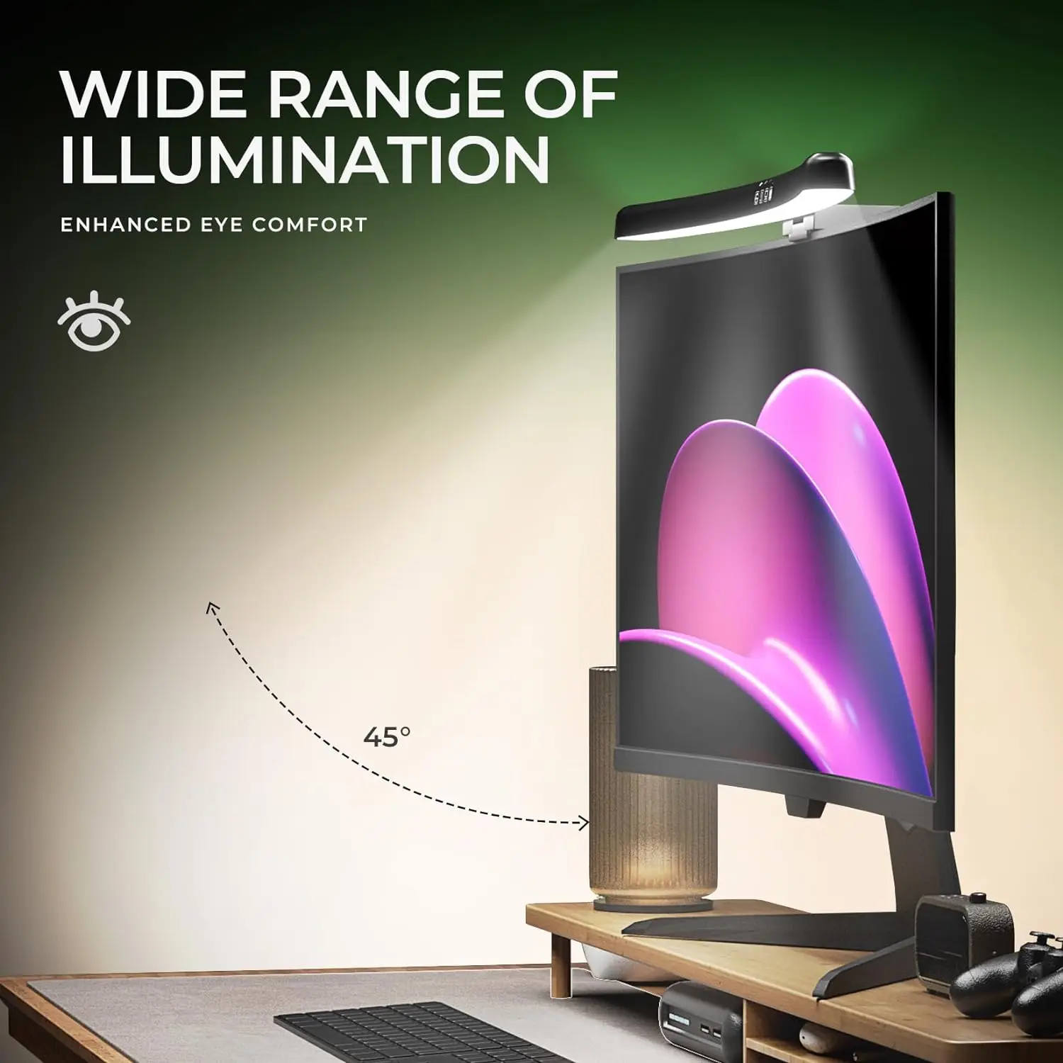 Światło do monitora komputerow – Desk Setup Lamp recenzja i cena